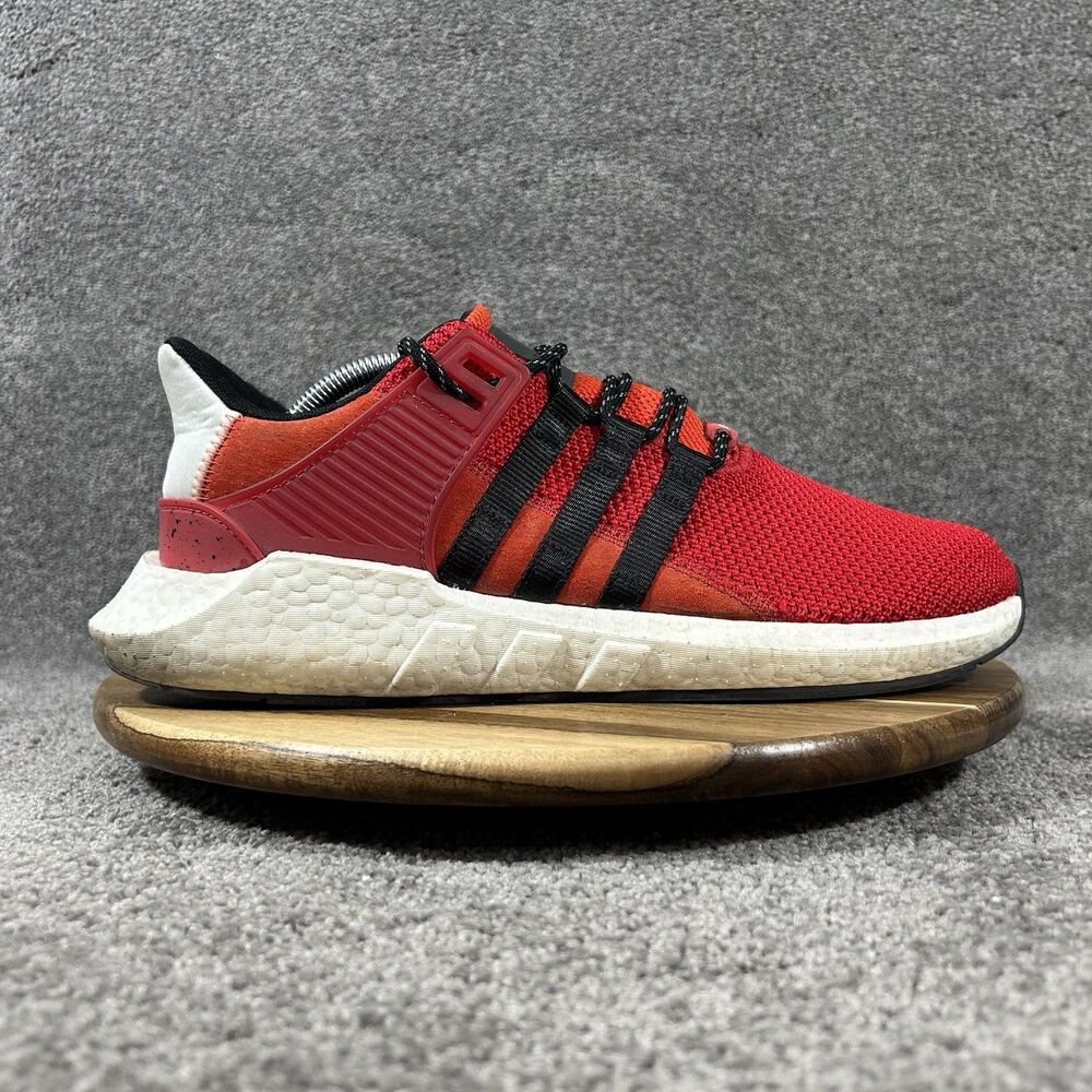 Adidas EQT Support 93/17 CQ2398 Men’s Size 11.5 Scarlet Red Athletic Shoes Used